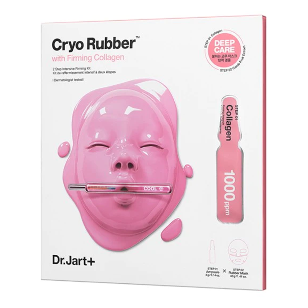 Dr Jart Plus Cryo Rubber Face mask with Firming Collagen 2 Step Intensive Soothing Kit 1Ea